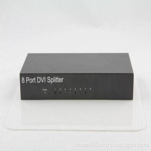 8-port DVI Splitter, Supports Highest Video Resolution 1,080P